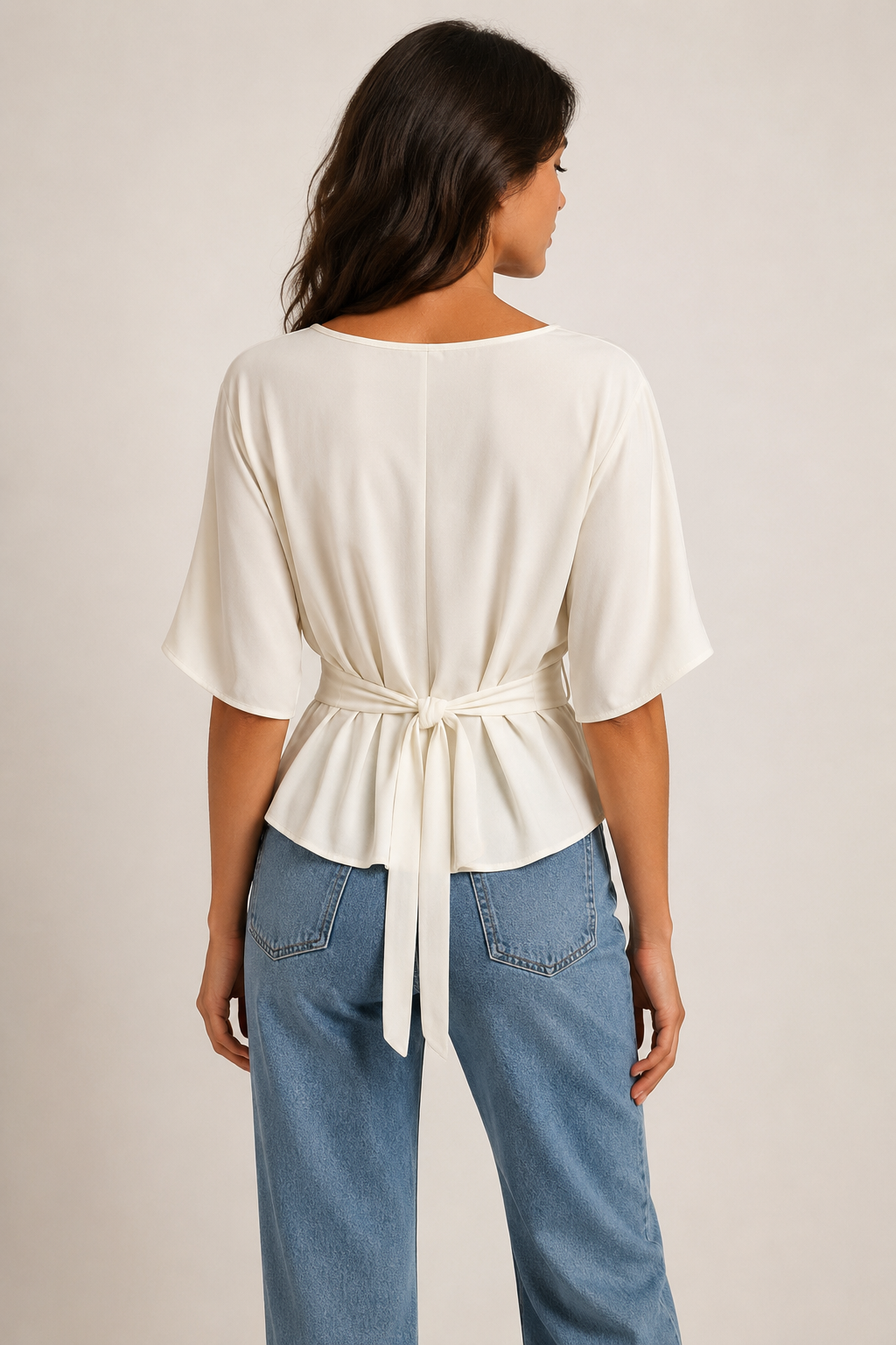Henley Top- Ivory