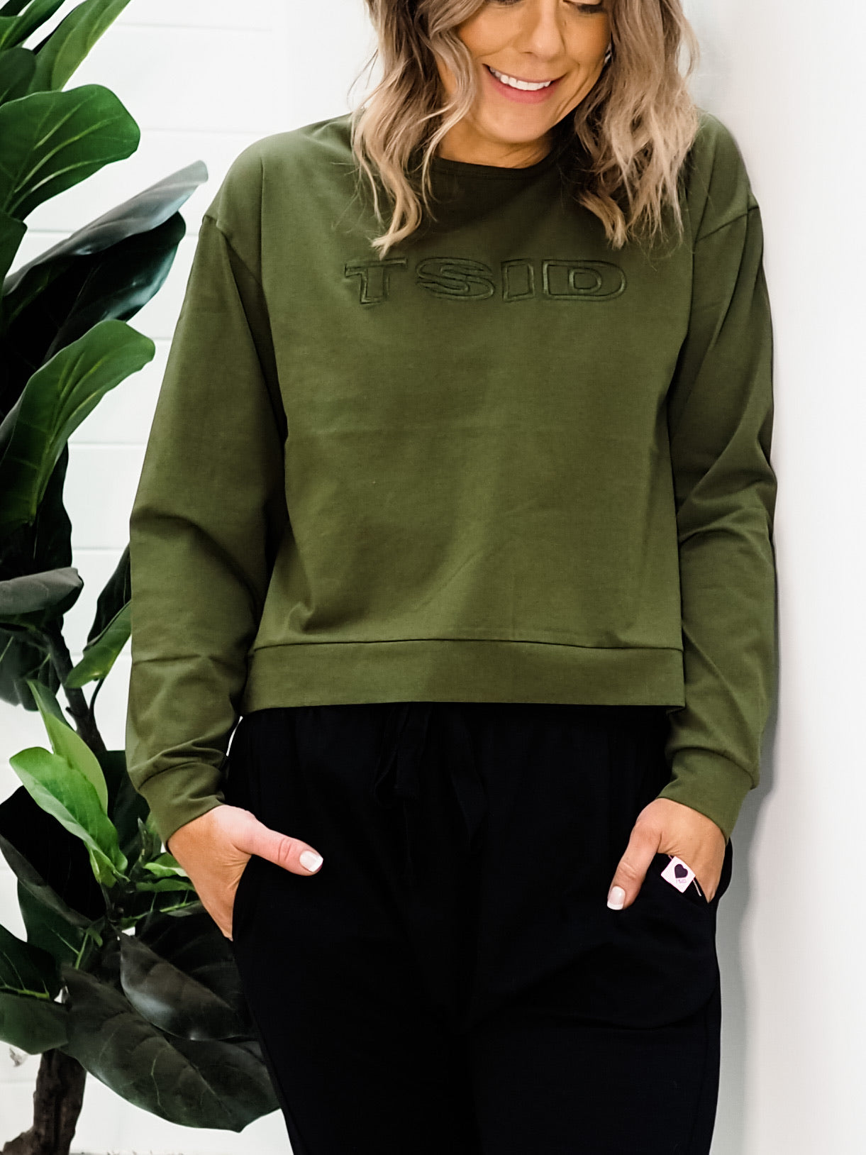 TSID Long sleeve basic - Khaki