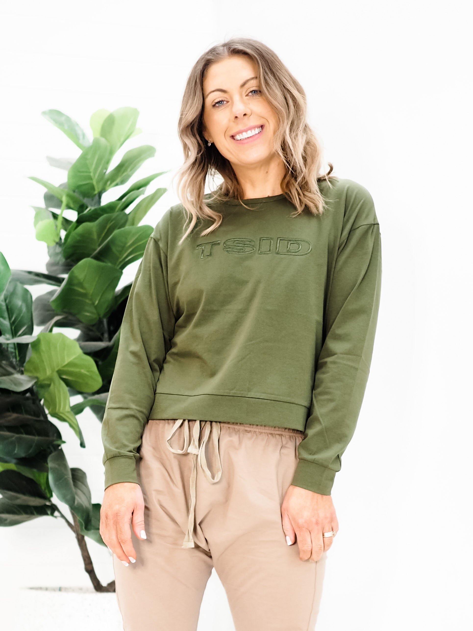 TSID Long sleeve basic - Khaki