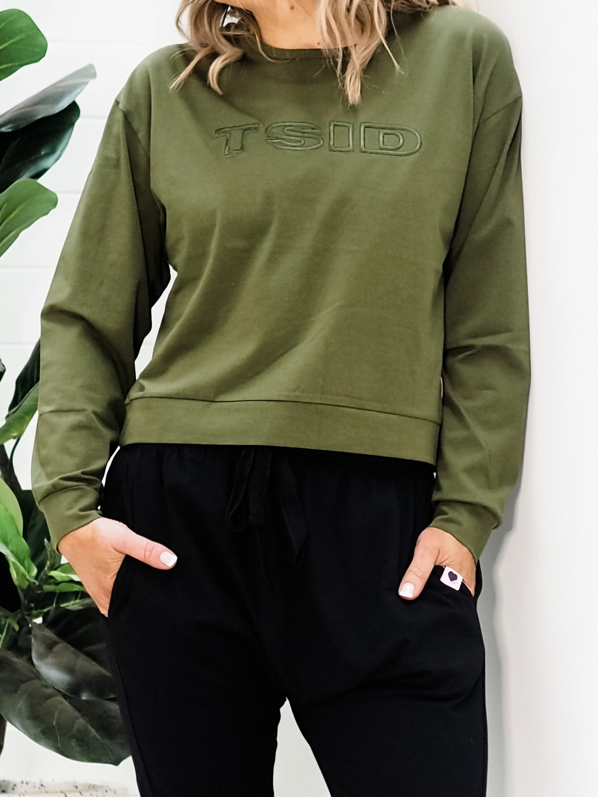 TSID Long sleeve basic - Khaki