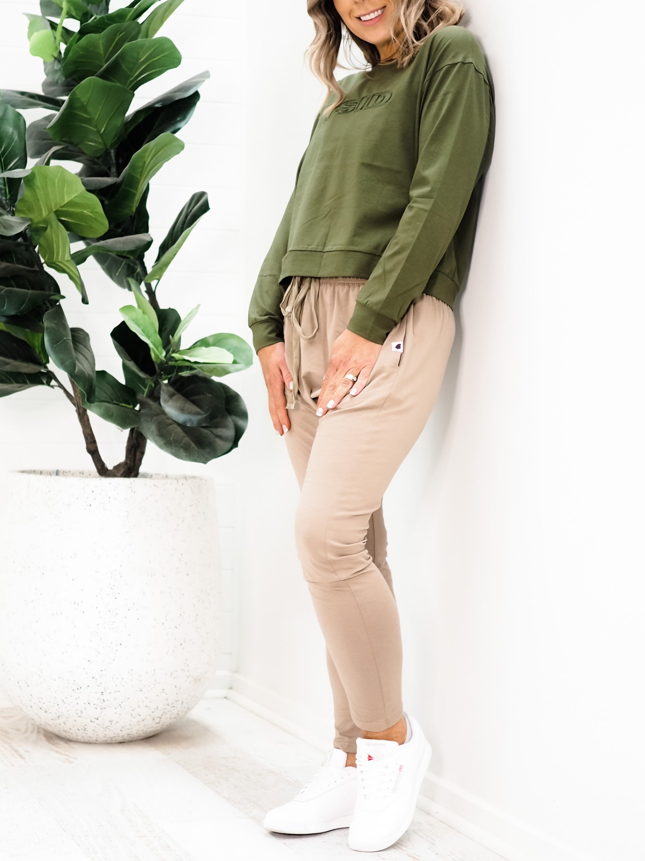 TSID Long sleeve basic - Khaki
