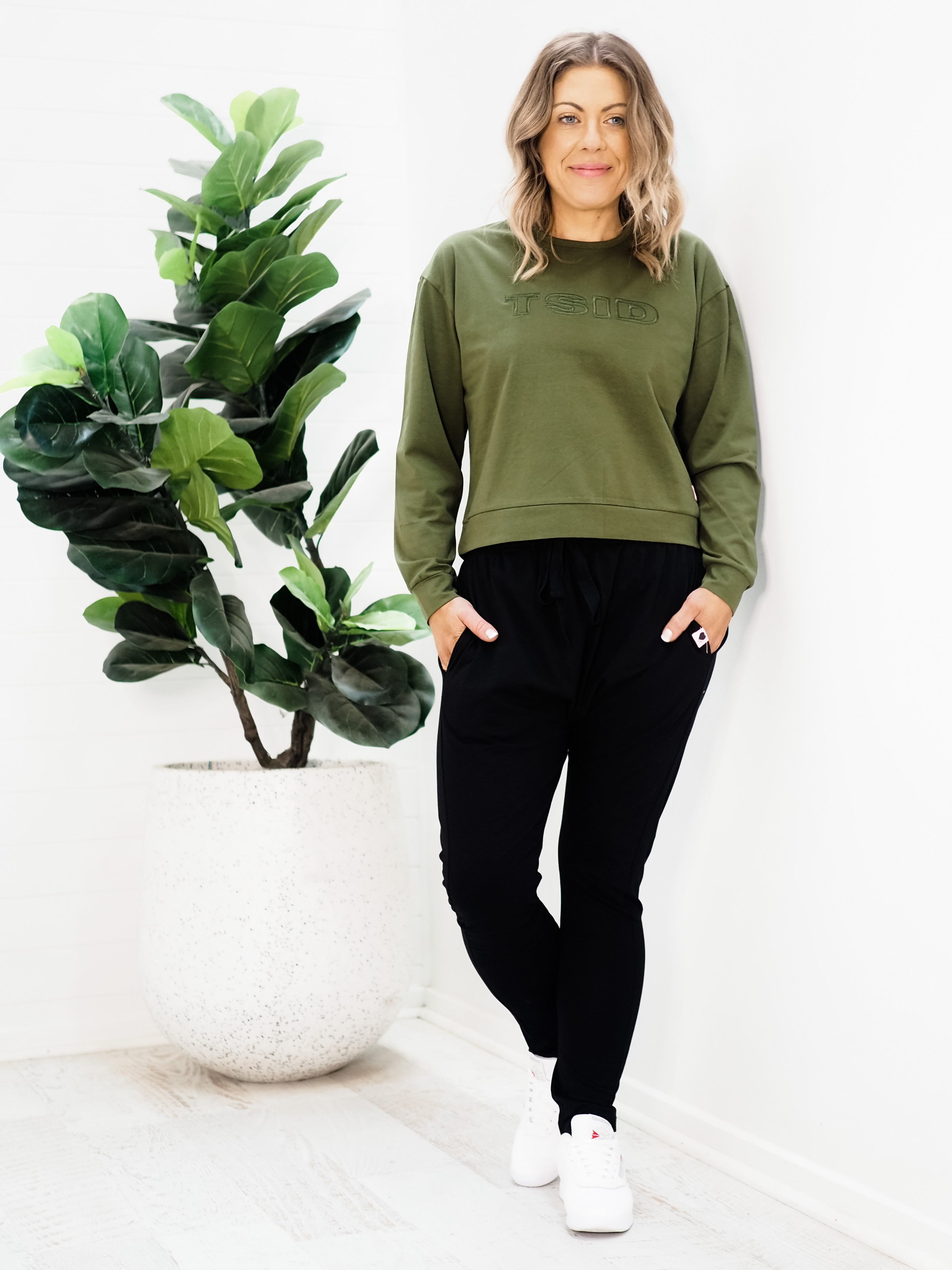 TSID Long sleeve basic - Khaki