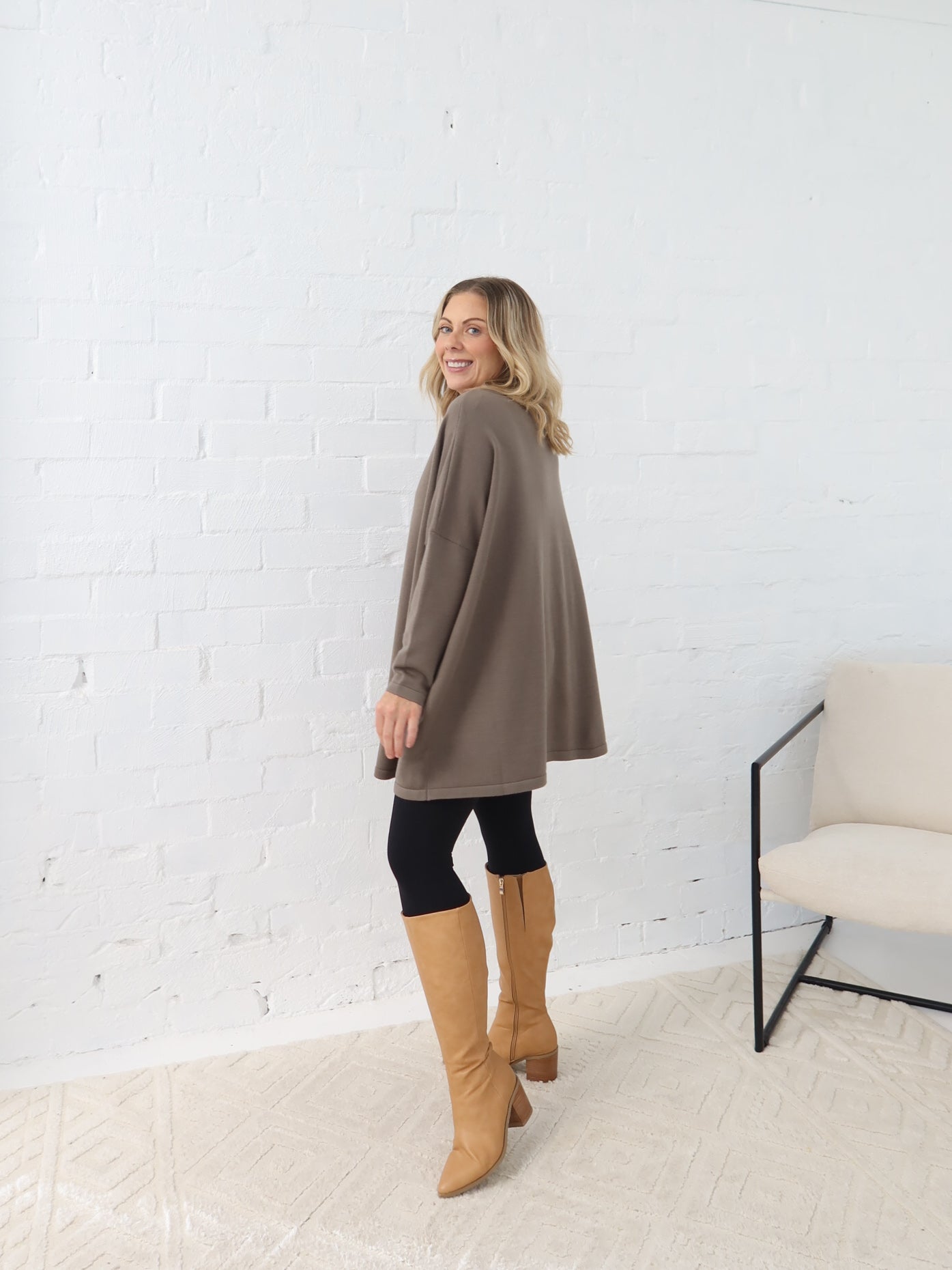 Avery Knit - Khaki