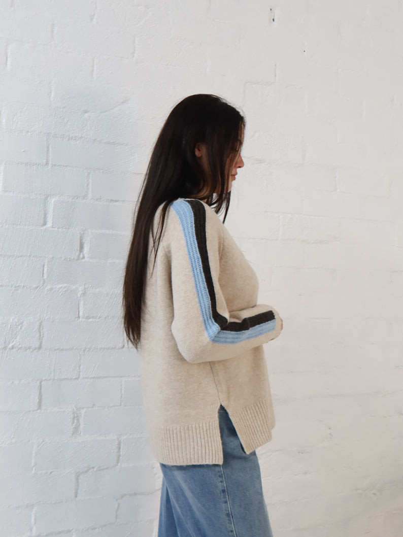 Kristy Knit- Oatmeal