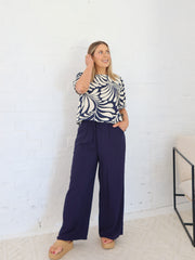 Leo Pants- Navy