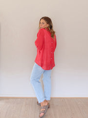 Mimi Blouse - Red