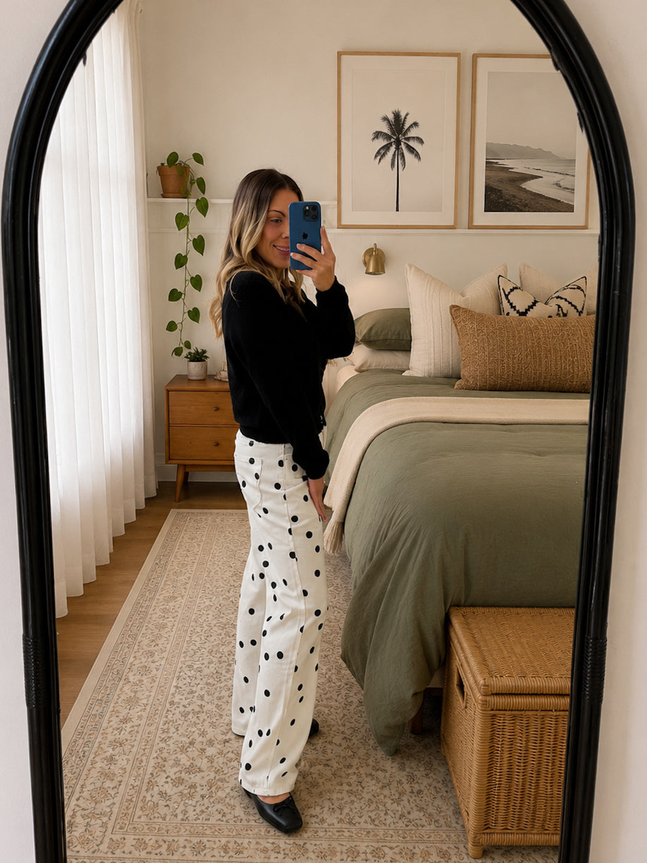 Polka Dot Jeans