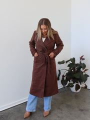 Hardin Coat - Chocolate