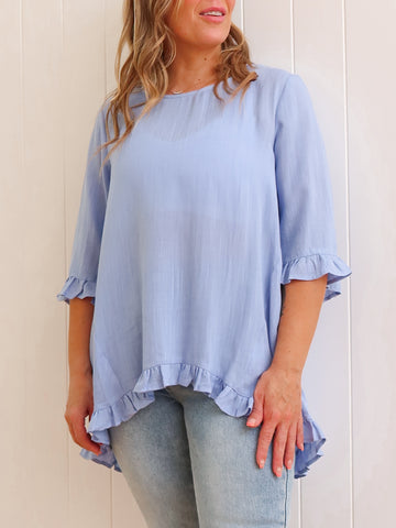 Rutherglen Blouse - Blue