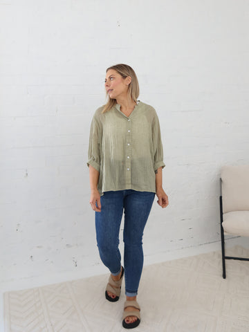Mimi Blouse - Olive