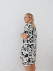 Kate Dress- Multi Black