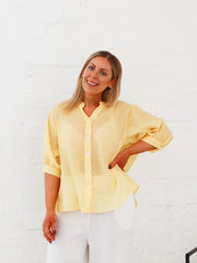 Mimi Blouse - Sunflower Lemon