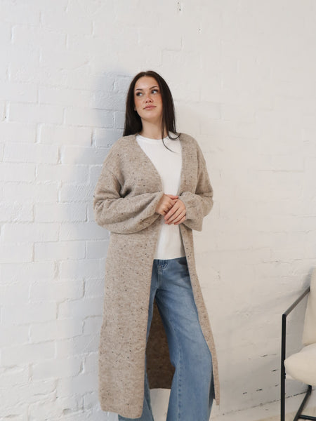 Bonnie Cardigan- Natural Speck