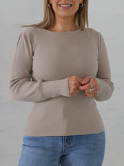 Lee Knit Top - Stone