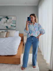 Eden Shirt- Pastel Blue