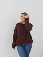 Ridley Knit- Chocolate