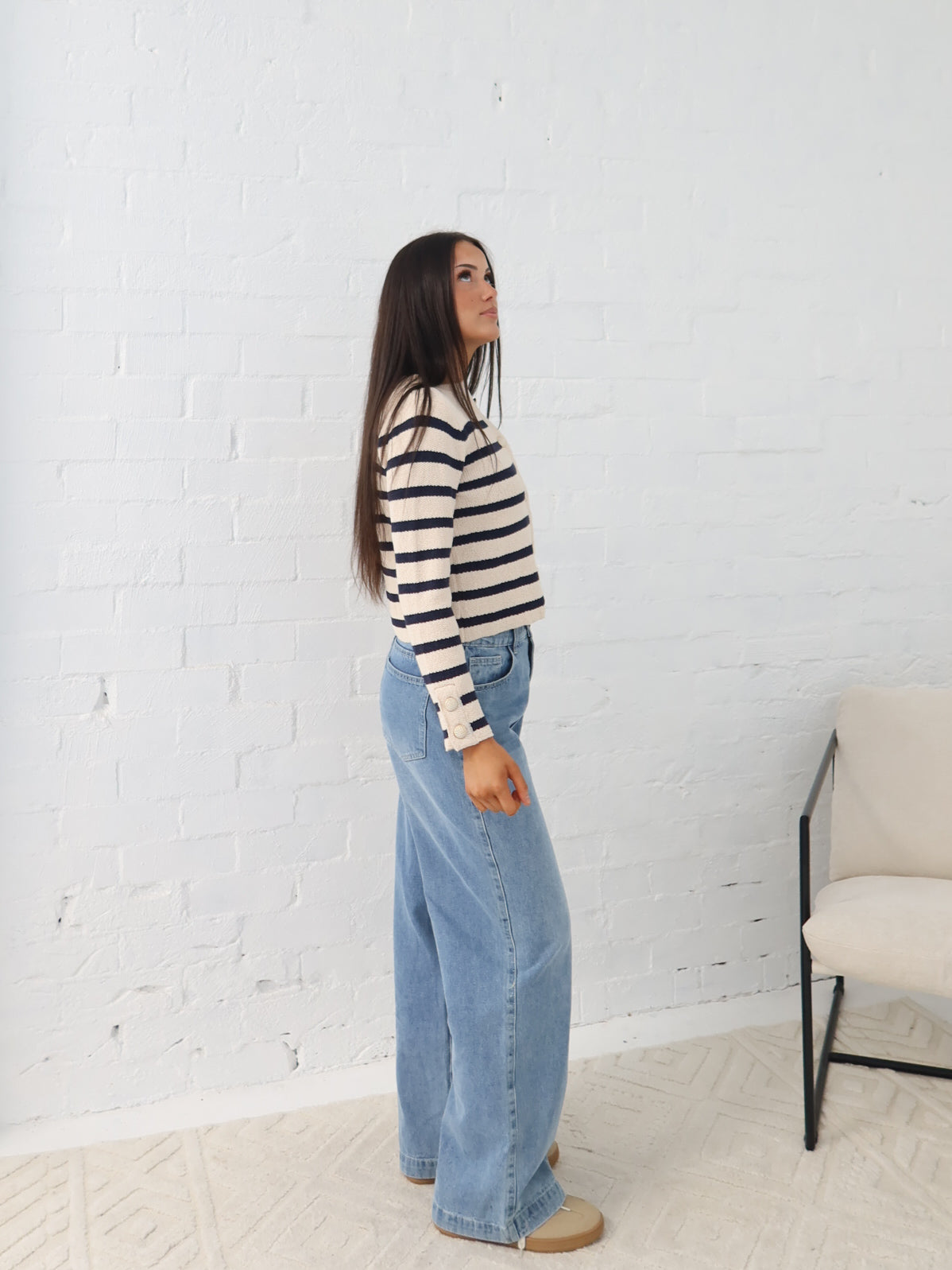 Blanca Cardigan - Navy