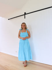 Isla Maxi Dress - Aqua