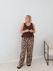 Hadley Pants - Light Leopard