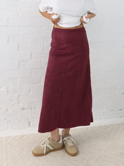 Bianca Skirt - Burgundy