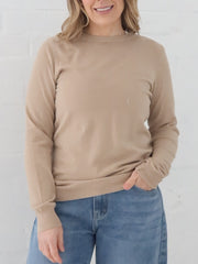 Robbie Knit Top - Mocha