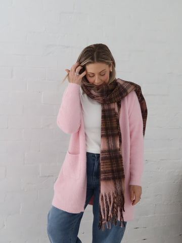 Polly Scarf- Dusty Pink
