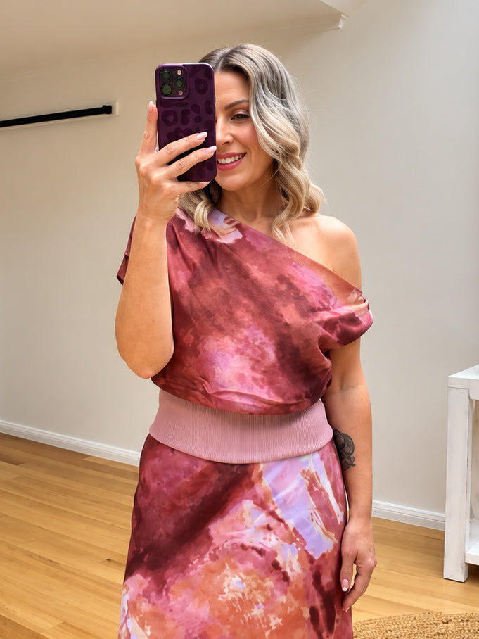 Amber Top- Rosewood