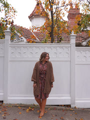 Windsor Cardigan - Brown