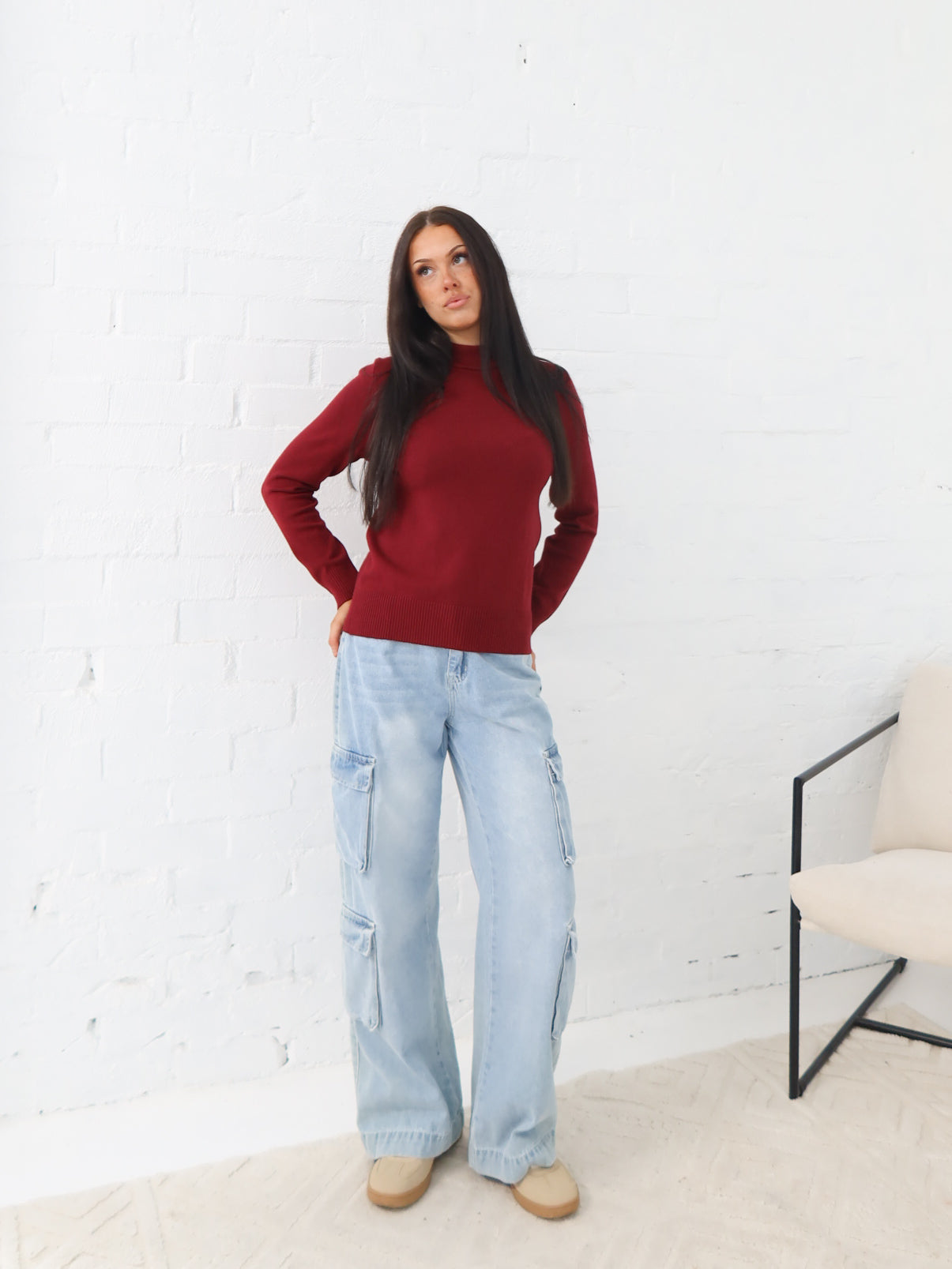 Jayde Knit- Burgundy