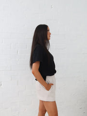 Frankie Track Short- Bone