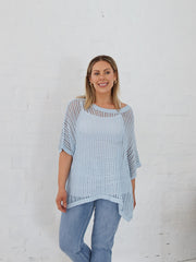 Nia Top- Powder Blue