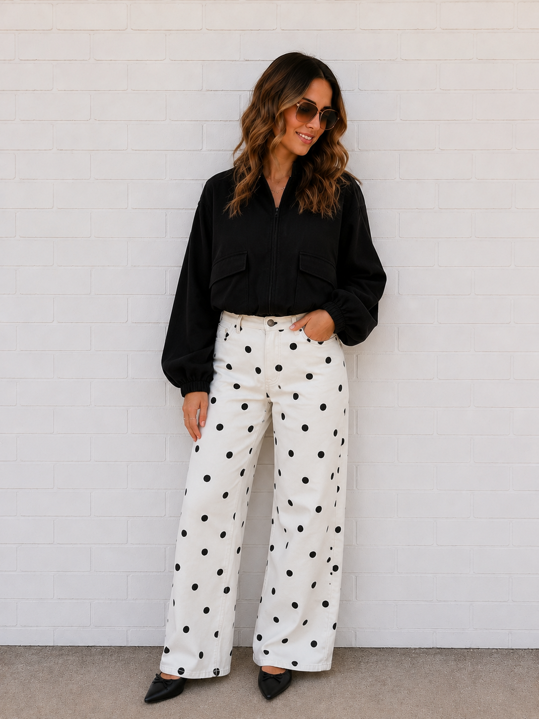 Polka Dot Jeans