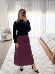Bianca Skirt - Red Dahlia