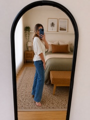 Henley Top- Ivory