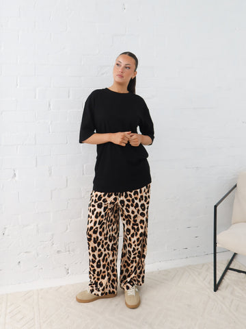 Hadley Pants - Light Leopard