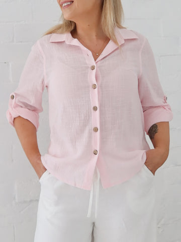 Faye Shirt- Pink