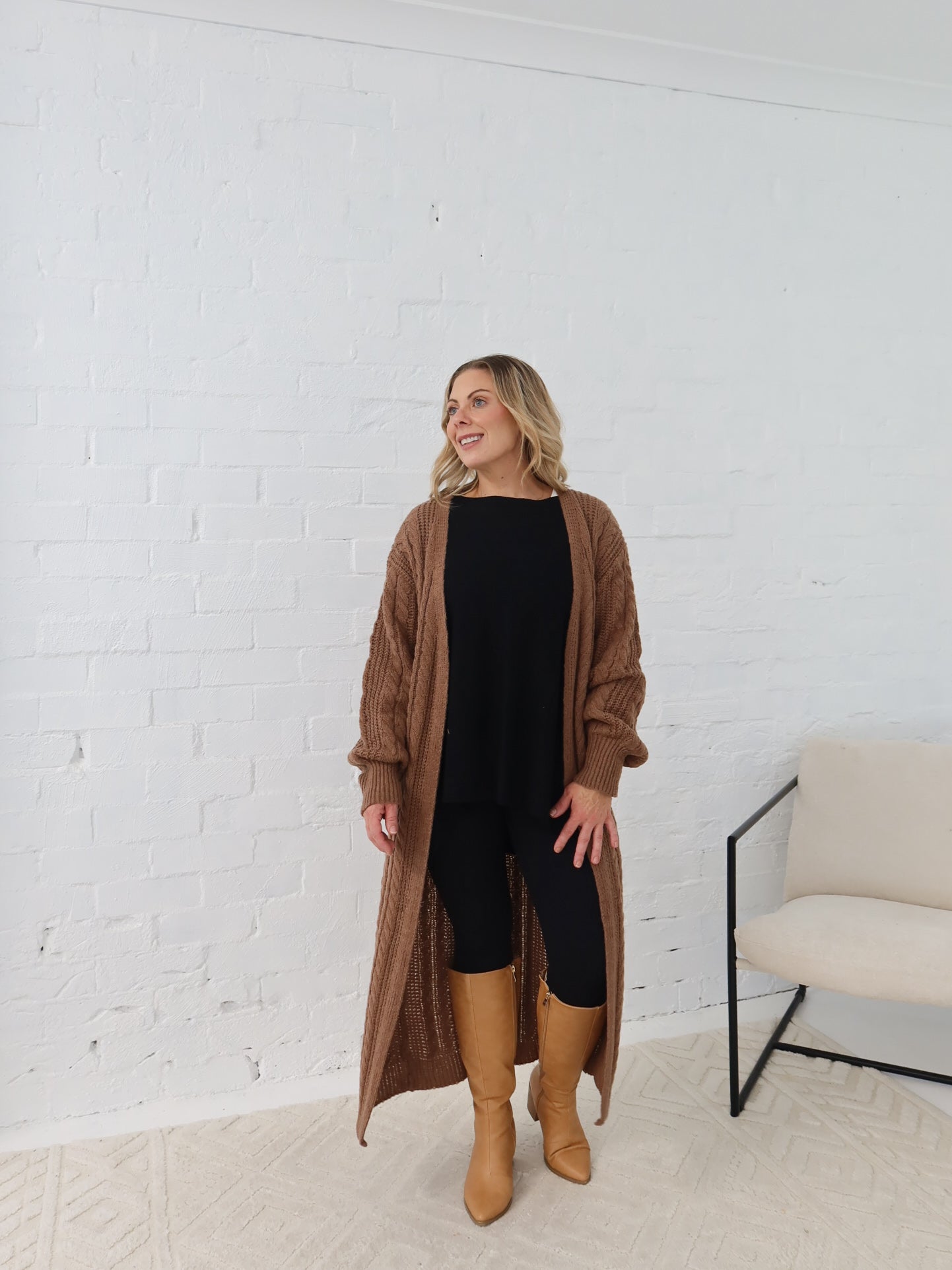 Ziggy Cardigan - Brown