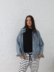 Heidi Pants - White and Black