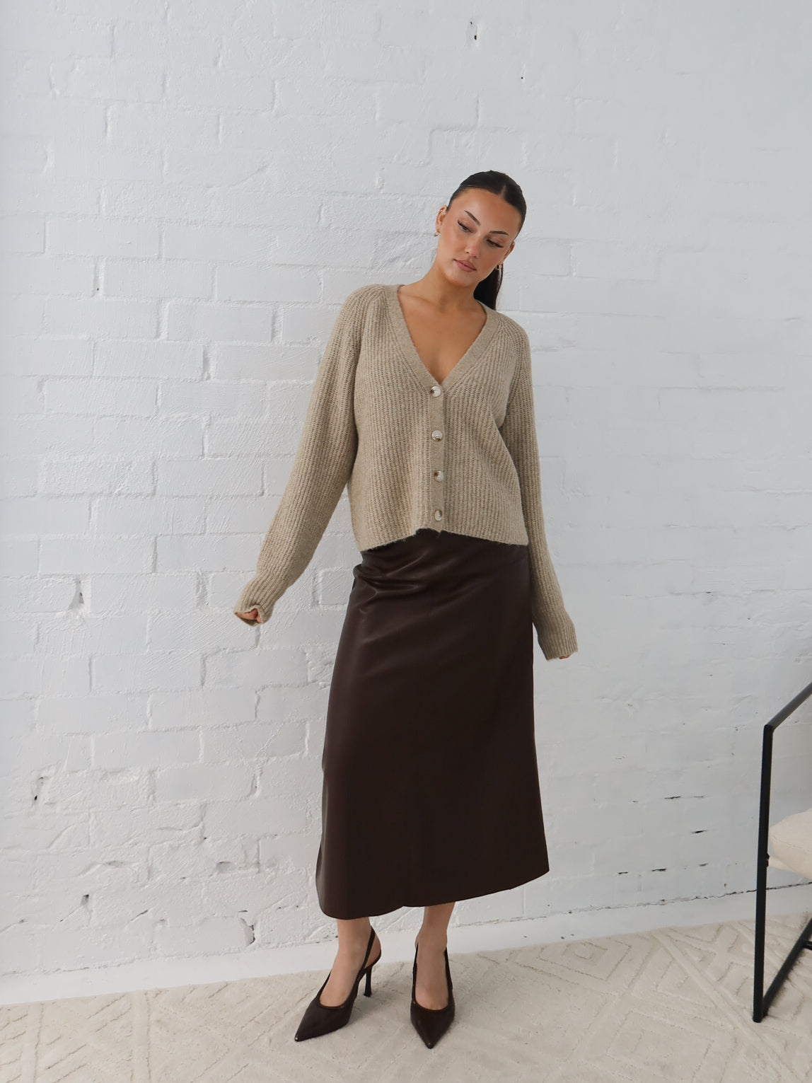 Saffy Skirt - Chocolate