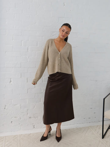 Saffy Skirt - Chocolate