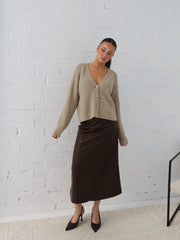 Saffy Skirt - Chocolate