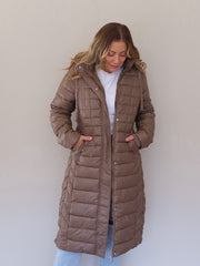 Carson Coat - Taupe