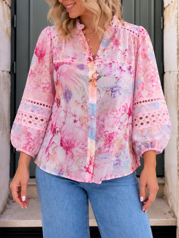 Eden Shirt- Pastel Pink