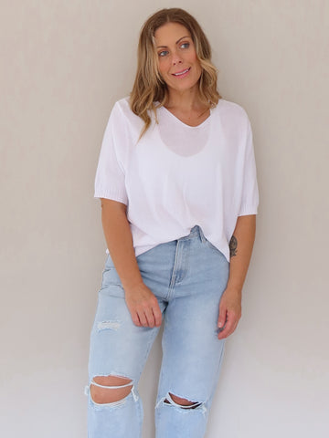 Mollie Top - White