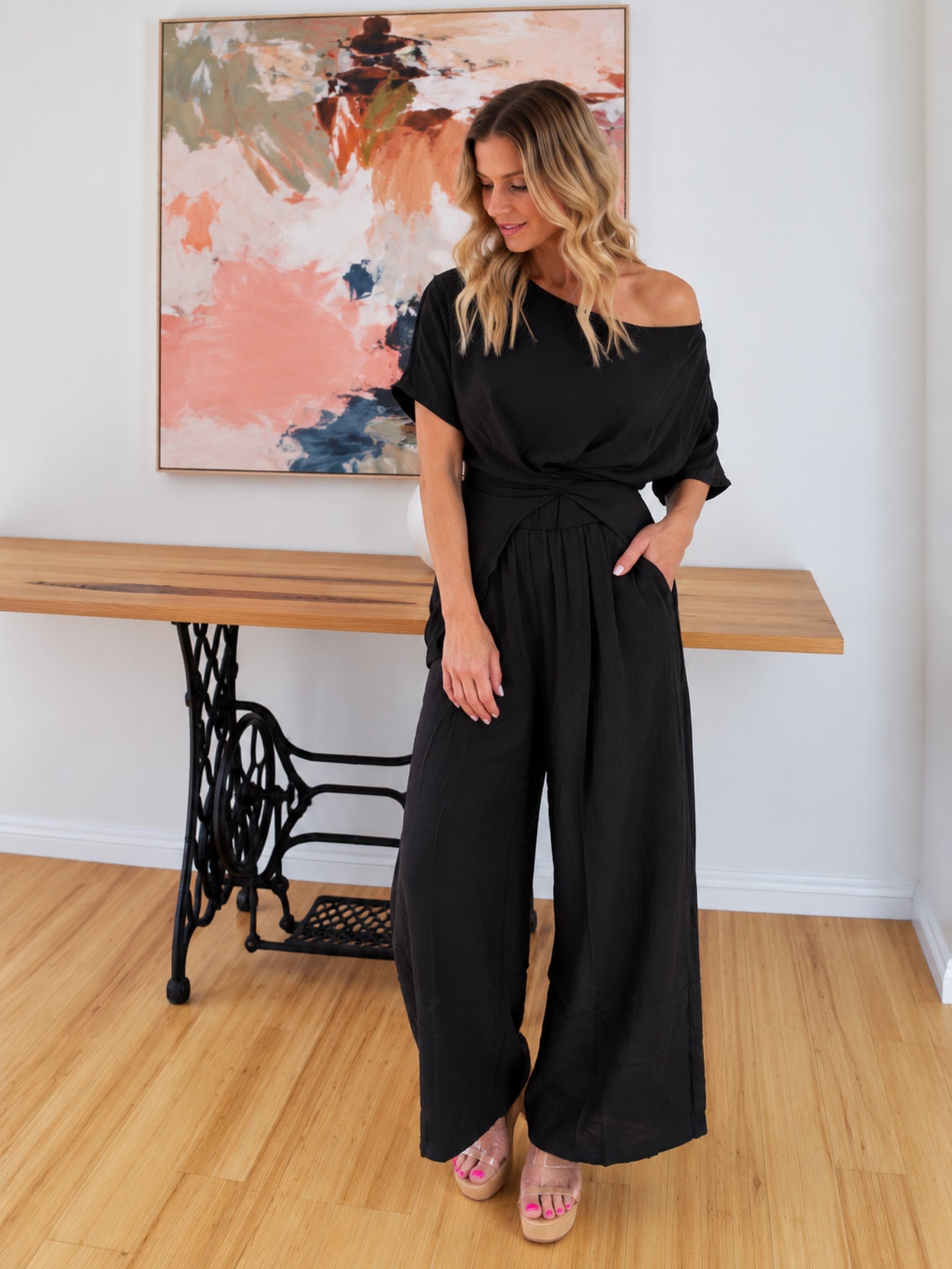 Cynthia Top- Black