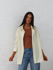 Lena Shirt - Butter Yellow