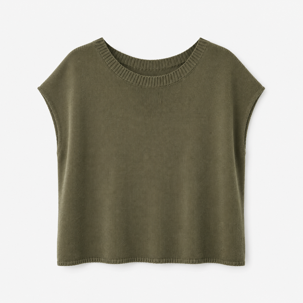 Mariah Knit Top - Khaki