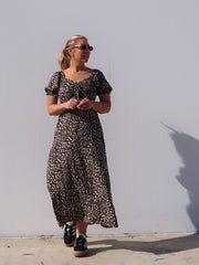 Estella Dress - Leopard