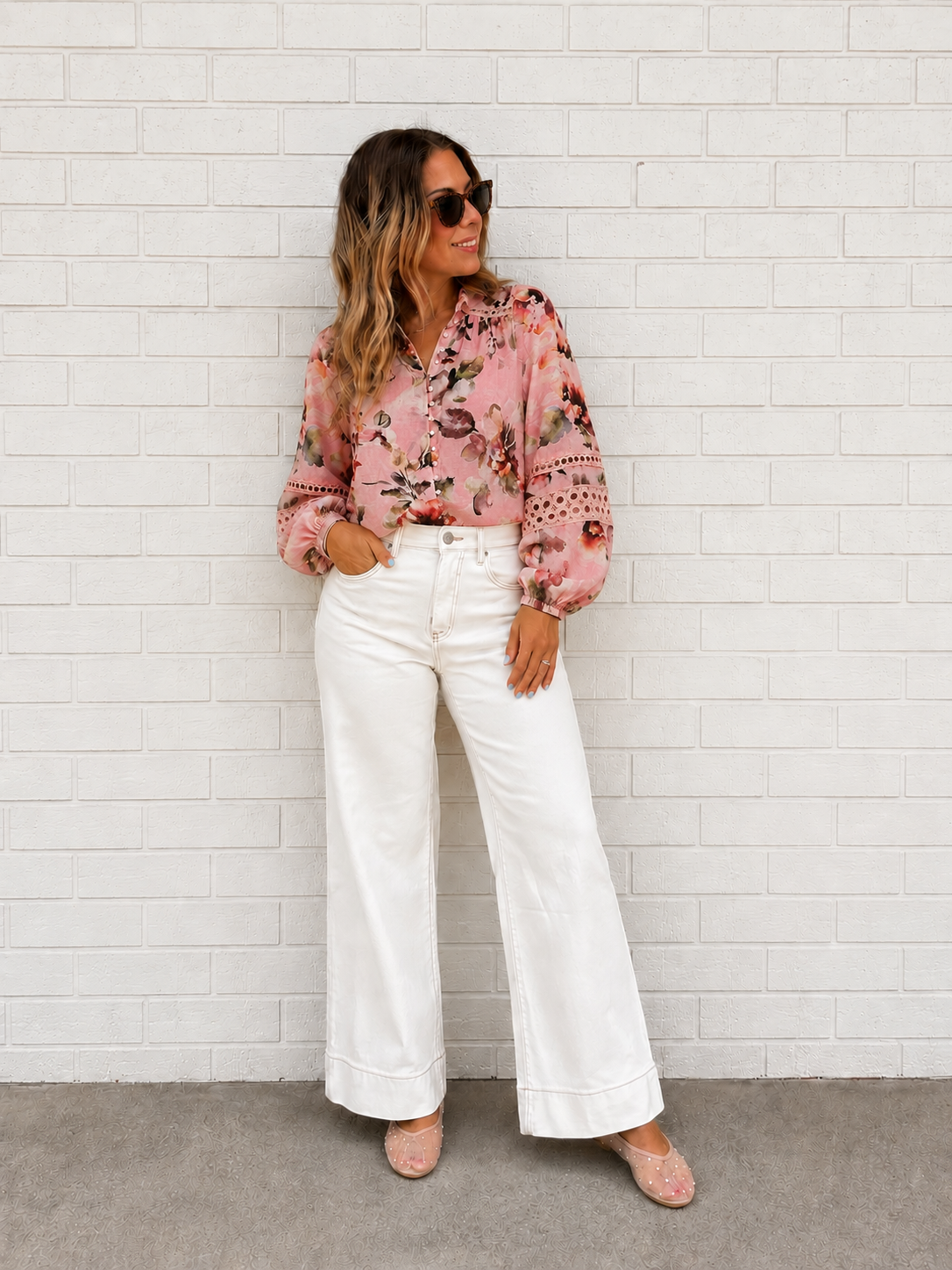 Bloom Shirt- Pink Floral