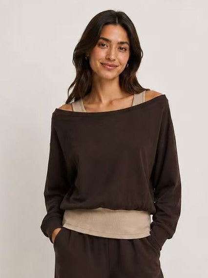 Juni Sweatshirt- Chocolate